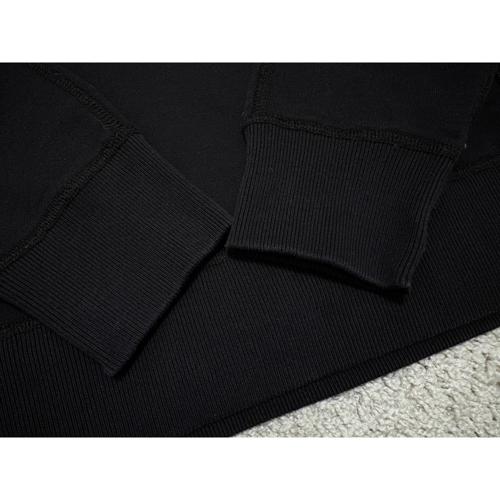 Reigning Champ Sweatshirt Crewneck Pullover Terry Slim Fit Black Mens Medium (M) - Picture 10 of 16